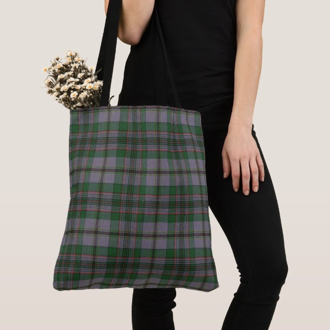 Bolso De Tela Craig Clan Tartan Tote Bag (Detalle)