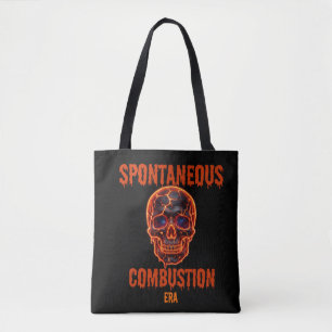 Bolso De Tela Cráneo de la Era de la Combustión Espontánea