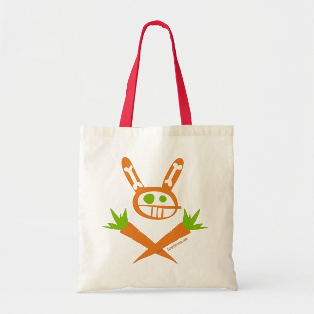 Bolso De Tela Cráneo del conejo (Frente)