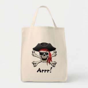 Bolso De Tela Cráneo del pirata