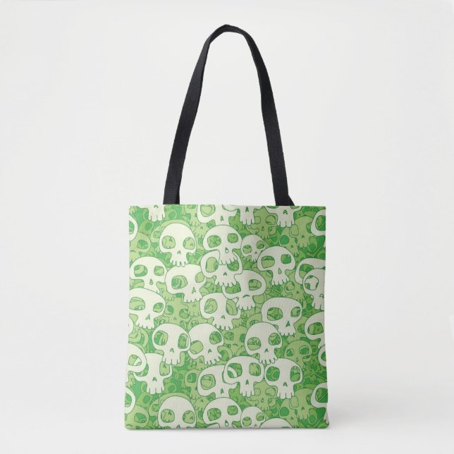 Bolso De Tela Cráneos frescos (Anverso)