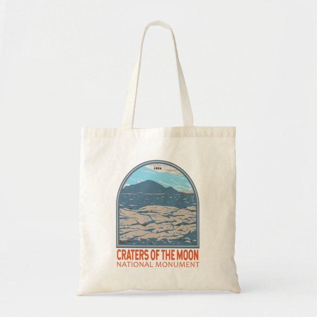 Bolso De Tela Craters of the Moon National Monument Idaho Retro (Frente)