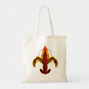 Bolso De Tela Crawfish Flier De Lis Handbag
