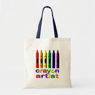 Bolso De Tela Crayon Artist Kids Tote Bag