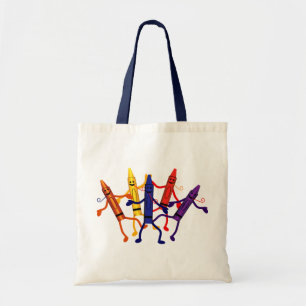 Bolso De Tela Crayon Fiesta Tote Bag