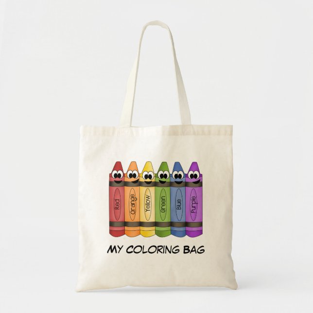 Bolso De Tela Crayons (Frente)