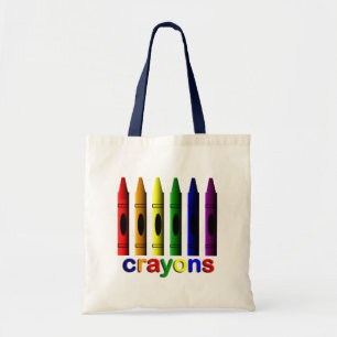 Bolso De Tela Crayons Art for Children Tote Bag