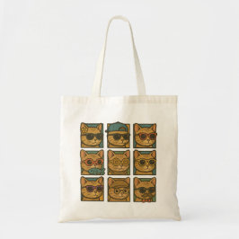 Bolso De Tela Crazy Kitty Club