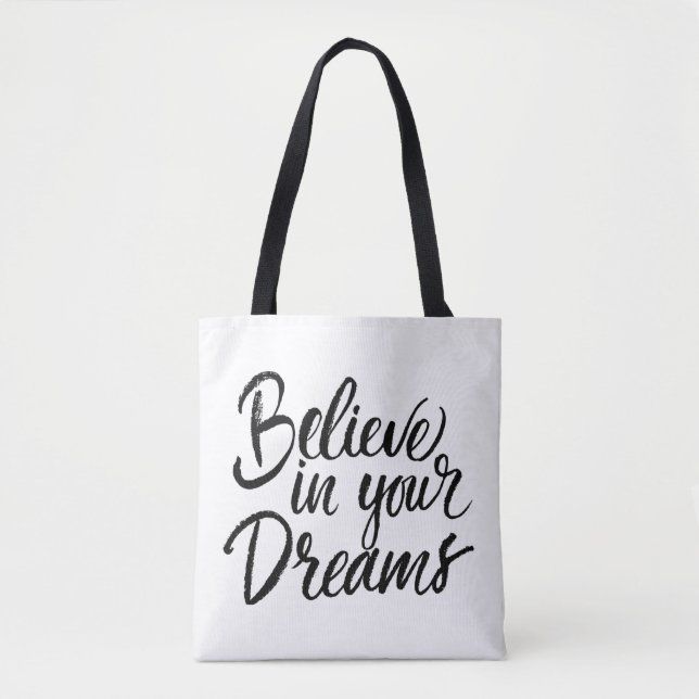 Bolso De Tela Crea en sus sueños (Anverso)