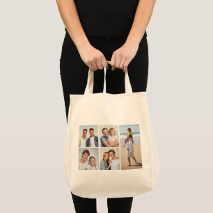Bolso De Tela Crea tu propio collage de 5 fotos