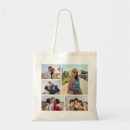 Bolso De Tela Crea tu propio collage de 5 fotos