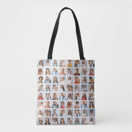 Bolso De Tela Crea tu propio collage de 64 fotos