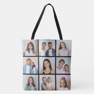 Bolso De Tela Crea tu propio collage de 9 fotos
