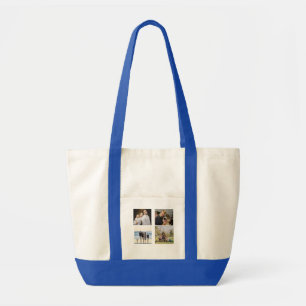 Bolso De Tela Crea tu propio collage de fotos familiares persona