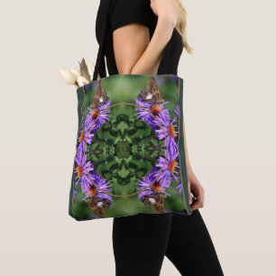 Bolso De Tela Crea tu propio marco de flor astro de mariposa fot