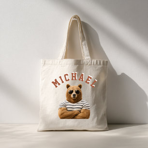 Bolso De Tela Crea tu propio oso personalizado con cita