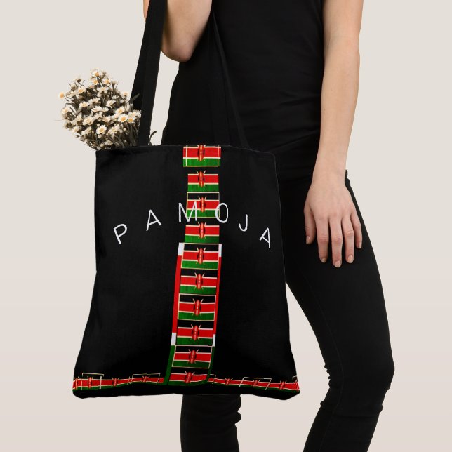 Bolso De Tela Crea tu propio Pamoja de Kenia extranjera (Detalle)