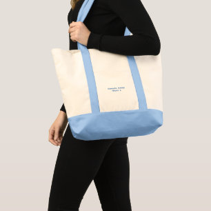Bolso De Tela Crea tu propio Tote de impulsos versátil y de moda