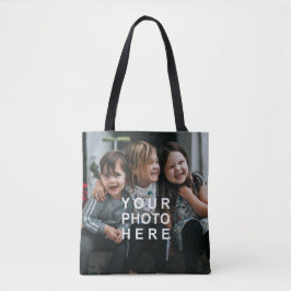 Bolso De Tela Crea tus propias 2 fotos personalizadas