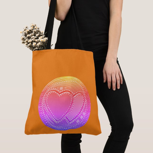 Bolso De Tela Crea tus propios corazones asombrosos (Detalle)