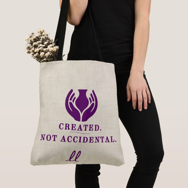 Bolso De Tela Creado. No accidental. (Detalle)