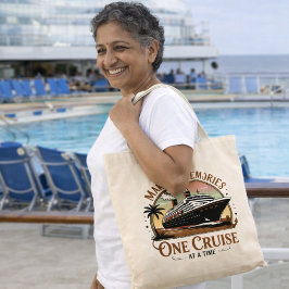 Bolso De Tela Creando Recuerdos un Crucero a la Vez