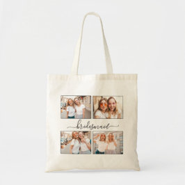 Bolso De Tela Crear dama de Collage de fotos personalizada