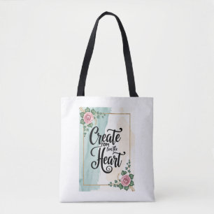 Bolso De Tela Crear Desde el Corazón