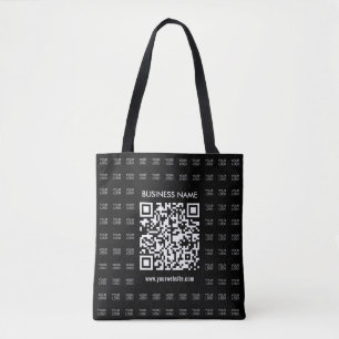 Bolso De Tela Crear instantáneamente código QR escaneado y patró