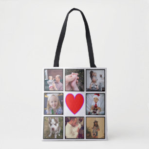 Bolso De Tela Crear su propio Collage de fotos Personalizado