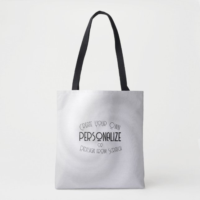 Bolso De Tela Crear su propio diseño personalizado (Anverso)