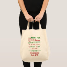 Crear su propio Navidad reutilizable Santa Sack