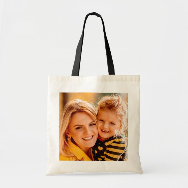 Bolso De Tela Crear su propio Personalizado de fotos personaliza (Frente)