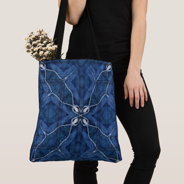 Bolso De Tela Crear su propio Personalizado Impresión de Denim A (Detalle)