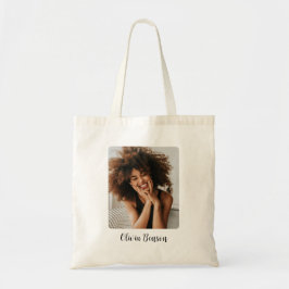 Bolso De Tela Crear tu propia foto y nombre personalizados moder