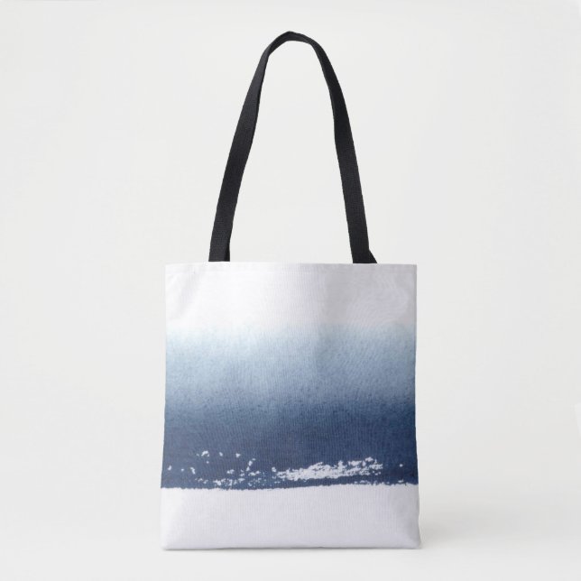 Bolso De Tela Crear un regalo personalizado propio - Azul marino (Anverso)