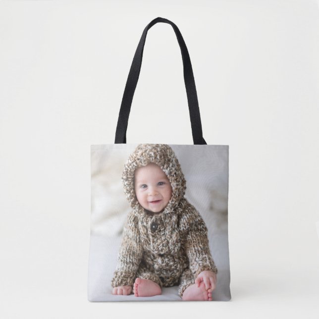 Bolso De Tela Create your Own Baby Photo (Anverso)