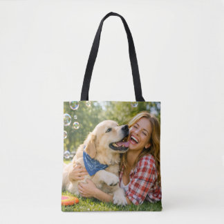 Bolso De Tela Create Your Own Pet Tote Bag – Add 2 Custom Photos