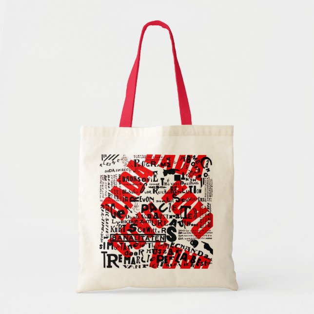 BOLSO DE TELA CREATIVE DADA ART POSTER TEXT (Frente)