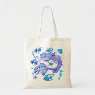 Bolso De Tela Creatividad de hadas púrpura de Sirena