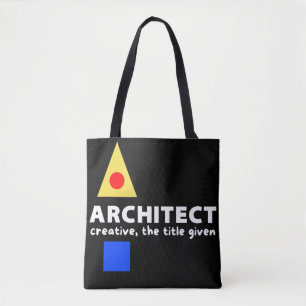 Bolso De Tela Creativo de Mazipoodles Architect