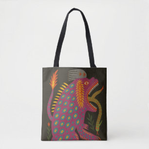 Bolso De Tela Creatura mítica Arte folclórico Imprimir
