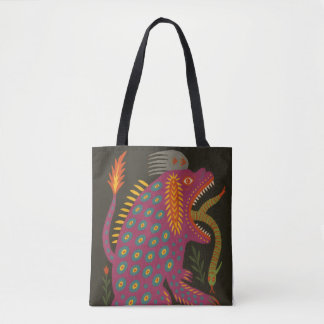 Bolso De Tela Creatura mítica Arte folclórico Imprimir