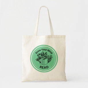 Bolso De Tela Crecer tu mente: leer el Tote