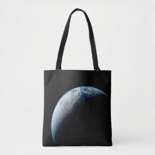 Bolso De Tela Creciente Tierra Tomada De La Misión Apolo 4.