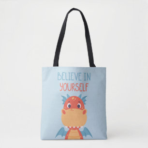 Bolso De Tela Cree En Tu Propio Dragón