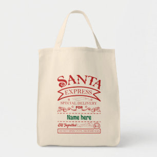Bolso De Tela Cree su propio saco de regalo de Santa Express