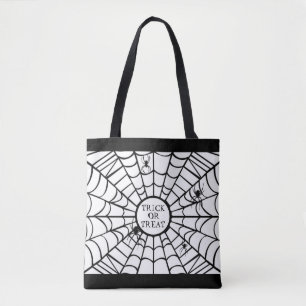 Bolso De Tela Creepy Spider Web