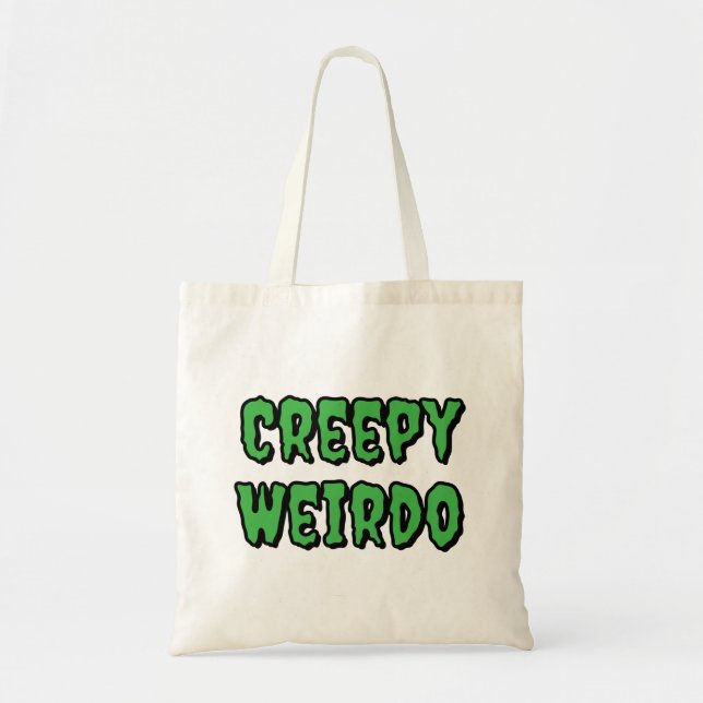 Bolso De Tela Creepy Weirdo (Frente)