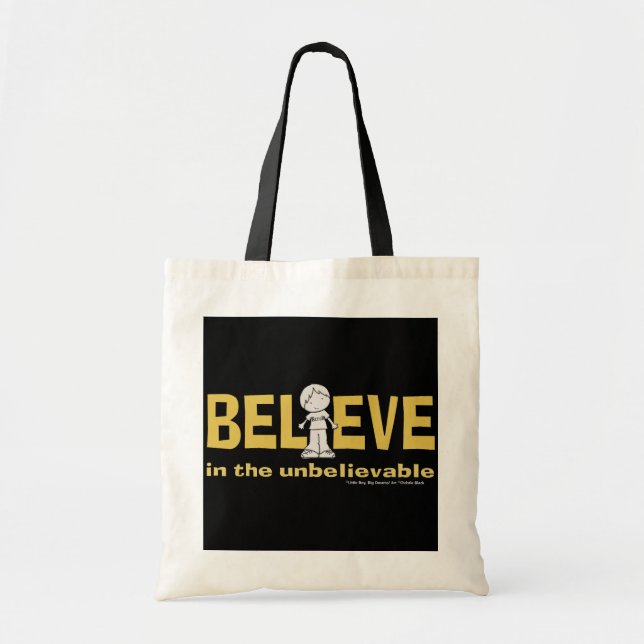 Bolso De Tela Creer en lo increíble (Frente)